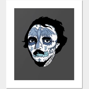 Edgar Allan Sugar Skull Posters and Art